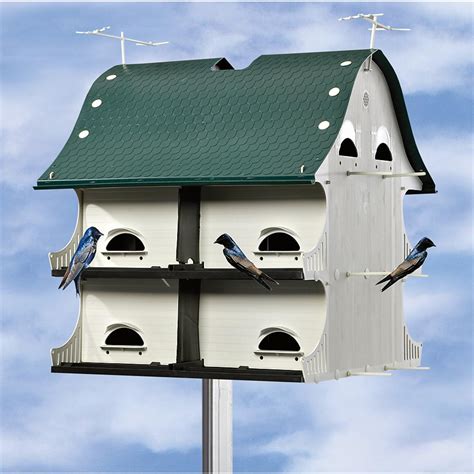 purple martin houses assembled